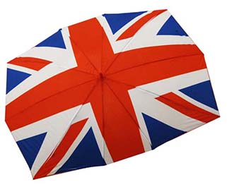 England Flag 2 persons Umbrella
