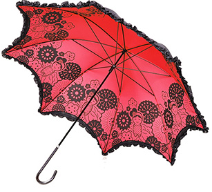 2 Layers Manual Straight Umbrella