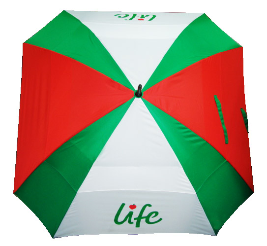 Manual Golf Umbrella w/ Square Shape